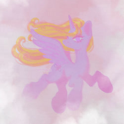 Size: 894x894 | Tagged: safe, artist:lompyloops, oc, oc only, alicorn, pony, solo