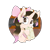 Size: 2000x2000 | Tagged: safe, artist:kathepart, oc, oc only, oc:kinna-ca, pony, unicorn, accessory, bracelet, collar, ear piercing, eating, hair bun, horn, jewelry, kitchen, looking at you, piercing, simple background, solo, surprised, transparent background