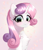 Size: 3500x4100 | Tagged: safe, artist:e-boi, sweetie belle, pony, unicorn, g4, blushing, bust, chest fluff, cute, diasweetes, ear fluff, female, high res, horn, looking at you, mare, older, older sweetie belle, smiling, smiling at you, solo