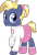 Size: 1725x2535 | Tagged: safe, artist:peternators, star tracker, earth pony, pony, g4, alternate hairstyle, clothes, colt, crossdressing, foal, freckles, male, ponytail, shirt, simple background, skirt, solo, starcrossed, teenager, the fairly oddparents, transparent background, veronica star