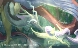 Size: 750x466 | Tagged: safe, artist:ninnn263, fluttershy, pegasus, pony, g4, female, mare, solo