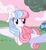 Size: 1220x1326 | Tagged: safe, artist:cstrawberrymilk, oc, oc only, oc:strawberry dream, pegasus, pony, g4, bangs, base used, blushing, bow, bush, cloud, curly mane, curly tail, cute, day, eyelashes, facing you, female, female oc, flower, grass, hair accessory, hair bow, hammock, long mane, long tail, looking away, lying down, mane accessory, mare, mare oc, ocbetes, outdoors, pegasus oc, pink sky, prone, purple eyes, screencap background, show accurate, sitting, sky, smiling, solo, tail, tree, two toned mane, two toned tail, white bow, white coat