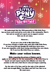 Size: 2867x4096 | Tagged: safe, g5, my little pony: tell your tale, big mistake, end of g5, mistake, my little pony facts, pony history, rumor, text