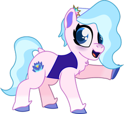 Size: 802x735 | Tagged: safe, artist:prixy05, aloe, earth pony, pony, series:magic forest, g4, female, filly, foal, mare, redesign, simple background, solo, transparent background, vector