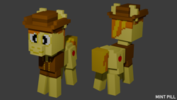 Size: 3840x2160 | Tagged: safe, artist:mint pill, braeburn, earth pony, pony, g4, hat, male, solo, stallion