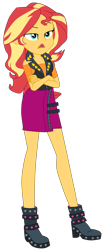 Size: 1983x4828 | Tagged: safe, artist:gmaplay, sunset shimmer, equestria girls, equestria girls specials, g4, my little pony equestria girls: better together, my little pony equestria girls: forgotten friendship, simple background, solo, transparent background