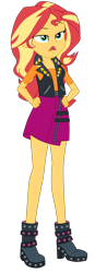 Size: 1674x4799 | Tagged: safe, artist:gmaplay, sunset shimmer, equestria girls, equestria girls specials, g4, my little pony equestria girls: better together, my little pony equestria girls: forgotten friendship, simple background, solo, transparent background