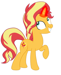 Size: 1928x2360 | Tagged: safe, artist:gmaplay, sunset shimmer, unicorn, equestria girls, equestria girls specials, g4, my little pony equestria girls: spring breakdown, cute, horn, shimmerbetes, simple background, solo, transparent background