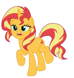 Size: 2126x2226 | Tagged: safe, artist:gmaplay, sunset shimmer, unicorn, equestria girls, equestria girls specials, g4, my little pony equestria girls: spring breakdown, cute, horn, shimmerbetes, simple background, solo, transparent background