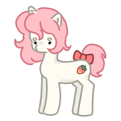 Size: 4000x4000 | Tagged: safe, artist:desire0884, oc, oc only, oc:desire berry, pony, bow, female, mare, ponysona, simple background, solo, tail, tail bow, transparent background