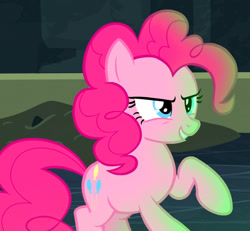 Size: 600x554 | Tagged: safe, screencap, pinkie pie, daring done?, g4, cropped, solo