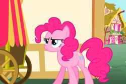 Size: 875x587 | Tagged: safe, pinkie pie, earth pony, pony, g4, the one where pinkie pie knows, outdoors