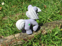 Size: 2032x1524 | Tagged: safe, alternate version, artist:malte279, part of a set, limestone pie, earth pony, pony, g4, animated, concrete, craft, female, mare, outdoors, sculpture, solo, ytong