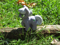 Size: 2216x1662 | Tagged: safe, alternate version, artist:malte279, part of a set, limestone pie, earth pony, pony, g4, animated, concrete, craft, female, mare, outdoors, sculpture, solo, ytong