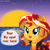 Size: 1980x1986 | Tagged: safe, artist:codenamekid, sunset shimmer, pony, unicorn, g4, afternoon, badge, clothes, cute, equestria girls outfit, female, gradient background, highlights, horn, jacket, looking at you, mare, music festival outfit, namesake, pants, pun, shading, shimmerbetes, shirt, solo, stars, sun, sunset, sunset shimmer day, sunshine shimmer, talking to viewer, text, visual pun, water