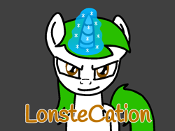 Size: 960x720 | Tagged: safe, artist:lonstecation, oc, oc only, oc:lonstecation, pony, unicorn, g4, avatar, devious, glowing, glowing horn, gray background, horn, male, monochrome, simple background, solo, stallion