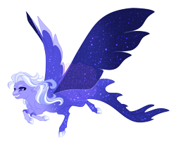 Size: 4600x3900 | Tagged: safe, artist:gigason, oc, oc only, oc:tail light, hybrid, merpony, pegasus, g4, adoptable, clothes, coat markings, colored, colored eyebrows, colored hooves, colored legs, colored pinnae, colored sclera, colored wings, dolphin tail, facial markings, fangs, flat colors, flying, gradient body, gradient hooves, grin, high res, hoof polish, hooves, hybrid oc, interspecies offspring, large wings, leg markings, long mane, long mane male, looking back, magical lesbian spawn, male, male oc, obtrusive watermark, offspring, parent:flitter, parent:oc:nightlight lagoon, parents:canon x oc, purple body, purple eyes, purple hooves, purple sclera, shiny hooves, simple background, smiling, snip (coat marking), socks, socks (coat markings), solo, spread wings, stallion, stallion oc, starry body, starry tail, starry wings, tail, three quarter view, transparent background, two toned mane, watermark, wings