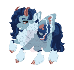 Size: 3340x3160 | Tagged: safe, artist:gigason, oc, oc only, oc:blue rhapsody, changepony, hybrid, g4, adoptable, blue coat, blue mane, blue sclera, blue tail, chest fluff, clothes, coat markings, colored chest fluff, colored eyebrows, colored hooves, colored horns, colored pinnae, colored sclera, curved horns, ear fluff, feminine stallion, fetlock tuft, flying, girly, gradient hooves, gradient mane, gradient tail, high res, hoof polish, hooves, hybrid oc, interspecies offspring, leg markings, lidded eyes, long mane, long mane male, long tail, looking back, male, male oc, moth wings, neck fluff, obtrusive watermark, offspring, orange eyes, parent:coloratura, parent:oc:kalmii, parents:canon x oc, raised hoof, raised leg, red hooves, shiny hooves, shiny horns, short, simple background, small wings, smiling, socks, socks (coat markings), solo, spread wings, stallion, stallion oc, tail, teal coat, transparent background, two toned mane, two toned tail, unshorn fetlocks, wall of tags, watermark, wing markings, wings