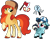 Size: 2562x1979 | Tagged: safe, artist:strawberry-spritz, earth pony, pegasus, pony, g4, cloven hooves, colt, dipper pines, duo, female, foal, gravity falls, male, mare, ponified, simple background, teenager, transparent background, wendy corduroy