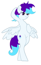 Size: 2542x4000 | Tagged: safe, artist:ramixe dash, oc, oc only, oc:whirlwind stars, pegasus, pony, g4, g5, base used, bipedal, female, g5 to g4, generation leap, mare, simple background, solo, transparent background