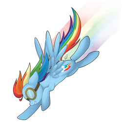 Size: 2048x2048 | Tagged: safe, artist:czscribbles, rainbow dash, pegasus, pony, g4, aviator goggles, female, flying, goggles, grin, mare, rainbow trail, simple background, smiling, solo, spread wings, transparent background, wings