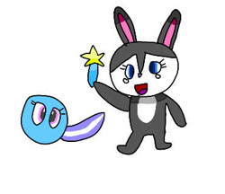 Size: 370x320 | Tagged: safe, artist:gsbsbros, trixie, g4, ball, inanimate tf, jewelpet, luea, morph ball, simple background, transformation, trixieball, wand, white background