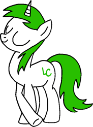 Size: 494x676 | Tagged: safe, artist:lonstecation, oc, oc only, oc:lonstecation, pony, unicorn, g4, crossed hooves, eyes closed, hoof crossed, horn, male, png, simple background, solo, stallion, transparent background