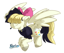 Size: 3000x2500 | Tagged: safe, alternate version, artist:fluffyxai, songbird serenade, pegasus, pony, g4, female, flying, mare, simple background, solo, transparent background