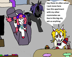 Size: 1317x1035 | Tagged: safe, artist:ask-luciavampire, oc, earth pony, pony, undead, unicorn, vampire, vampony, ask, city, horn, tumblr