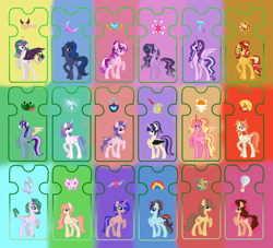 Size: 2326x2113 | Tagged: safe, artist:clakse, luster dawn, princess cadance, princess flurry heart, starlight glimmer, sunset shimmer, twilight sparkle, oc, oc:apple sugar pie, oc:fire flare, oc:golden appleshy, oc:juniper crystal, oc:lighting aqua sky, oc:lora nightdust, oc:lovely heart, oc:luminia, oc:lunar eclipse, oc:mavis sparkle, oc:pinky blossom dream, oc:spicy sparkle sentry, alicorn, dracony, earth pony, hybrid, pegasus, pony, unicorn, g4, alicornified, everyone is an alicorn, horn, interspecies offspring, lustercorn, next generation, offspring, older, older flurry heart, parent:applejack, parent:big macintosh, parent:caramel, parent:cheese sandwich, parent:discord, parent:flash sentry, parent:fluttershy, parent:king sombra, parent:pinkie pie, parent:princess cadance, parent:princess celestia, parent:princess luna, parent:rainbow dash, parent:rarity, parent:shining armor, parent:soarin', parent:spike, parent:twilight sparkle, parents:carajack, parents:cheesepie, parents:dislestia, parents:flashlight, parents:fluttermac, parents:lumbra, parents:shiningcadance, parents:soarindash, parents:sparity, race swap, shimmercorn, slender, starlicorn, tall, thin, twilight sparkle (alicorn)