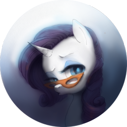 Size: 1024x1024 | Tagged: safe, artist:wolfiedrawie, rarity, pony, unicorn, g4, female, glasses, horn, mare, solo