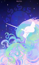 Size: 1200x2000 | Tagged: safe, artist:mifes, princess celestia, alicorn, pony, g4, solo