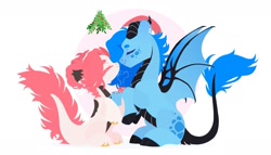 Size: 1807x1032 | Tagged: safe, artist:mifes, oc, oc only, dracony, dragon, hybrid, pony