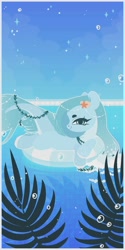 Size: 1000x2000 | Tagged: safe, artist:mifes, oc, oc only, pony, inner tube, passepartout, pool toy, solo