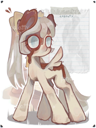 Size: 2048x2732 | Tagged: safe, artist:pinalatty, oc, oc only, pegasus, pony, adoptable, female, mare, solo, watermark