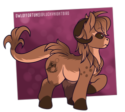 Size: 4000x3600 | Tagged: safe, artist:owloffortune, oc, oc only, oc:ag, pony, high res, ponified, ponified oc, simple background, solo, transparent background, wickerbeast