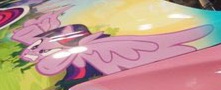 Size: 221x90 | Tagged: source needed, safe, twilight sparkle, alicorn, g4, angry, attack, car, determined, flying, picture for breezies, ready to fight, solo, twilight sparkle (alicorn)