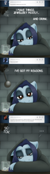 Size: 1500x5138 | Tagged: safe, artist:drxii, oc, oc:ipsywitch, pony, g4, ask, dialogue, female, tumblr