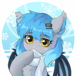 Size: 3000x3000 | Tagged: safe, artist:闪电_lightning, oc, oc only, oc:tu-vos, bat pony, pony, solo