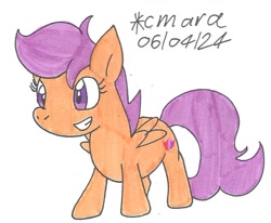 Size: 855x705 | Tagged: safe, artist:cmara, scootaloo, pegasus, g4, female, filly, foal, solo