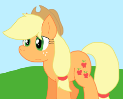 Size: 1020x816 | Tagged: safe, artist:cmara, applejack, earth pony, female, solo