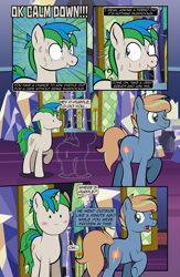 Size: 1920x2948 | Tagged: safe, artist:alexdti, oc, oc:brainstorm (alexdti), oc:star logic, pony, unicorn, comic:quest for friendship retold, horn, male, stallion