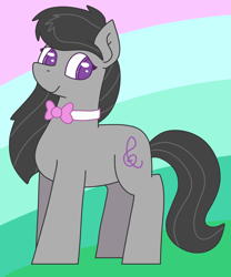 Size: 2372x2845 | Tagged: safe, artist:naggfruit, octavia melody, earth pony, pony, g4, abstract background, female, mare, pixel-crisp art, solo