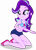 Size: 2757x3822 | Tagged: safe, alternate version, artist:dustinwatsongkx, starlight glimmer, human, equestria girls, g4, my little pony equestria girls: better together, x marks the spot, accessory swap, bare arms, bare legs, bare shoulders, bikini, clothes, clothes swap, eyeshadow, female, geode of telekinesis, grin, hatless, high res, kneeling, magical geodes, makeup, missing accessory, sandals, sci-twi swimsuit, shadow, show accurate, simple background, sleeveless, smiling, solo, swimsuit, swimsuit swap, teeth, transparent background