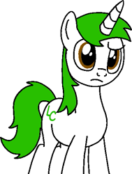 Size: 393x520 | Tagged: safe, artist:lonstecation, oc, oc only, oc:lonstecation, pony, unicorn, g4, confused, horn, male, png, simple background, solo, stallion, transparent background