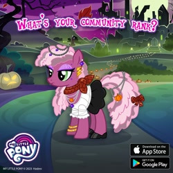 Size: 1080x1080 | Tagged: safe, gameloft, cheerilee, earth pony, pony, g4, my little pony: magic princess, edgy, edgy cheerilee, female, mare, outdoors, solo