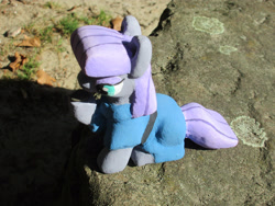 Size: 2805x2104 | Tagged: safe, alternate version, artist:malte279, part of a set, boulder (g4), maud pie, earth pony, pony, g4, concrete, craft, female, mare, outdoors, sculpture, solo, ytong