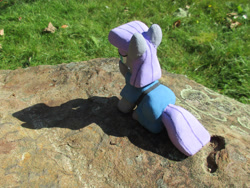 Size: 2568x1926 | Tagged: safe, alternate version, artist:malte279, part of a set, boulder (g4), maud pie, earth pony, pony, g4, concrete, craft, female, mare, outdoors, sculpture, solo, ytong