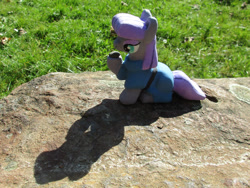 Size: 2646x1985 | Tagged: safe, alternate version, artist:malte279, part of a set, boulder (g4), maud pie, earth pony, pony, g4, concrete, craft, female, irl, mare, outdoors, photo, sculpture, solo, ytong