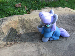 Size: 2824x2118 | Tagged: safe, alternate version, artist:malte279, part of a set, boulder (g4), maud pie, earth pony, pony, g4, concrete, craft, female, irl, mare, outdoors, photo, sculpture, solo, ytong